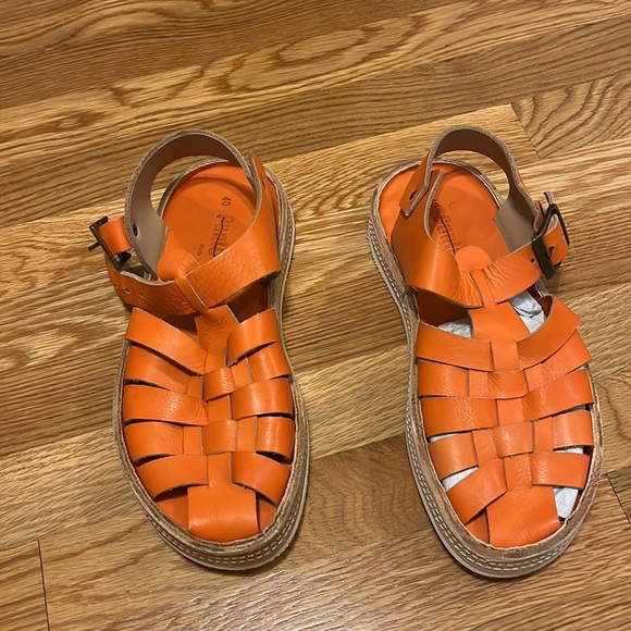 New Urban Outfitters Punto Pigro Platform Fisherman Sandal 39 or 9 and 40 or 10 - Picture 14 of 16